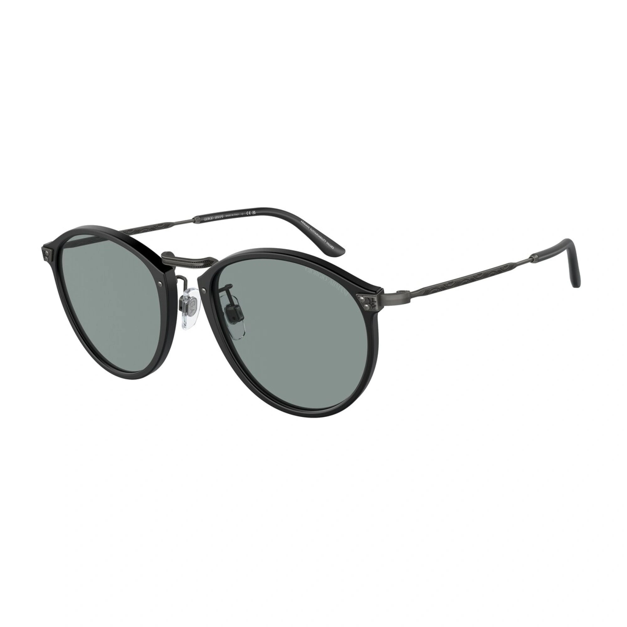 GIORGIO ARMANI AR 318SM - 504256 NERO OPACO | OCCHIALE DA SOLE UOMO | CALIBRO 51