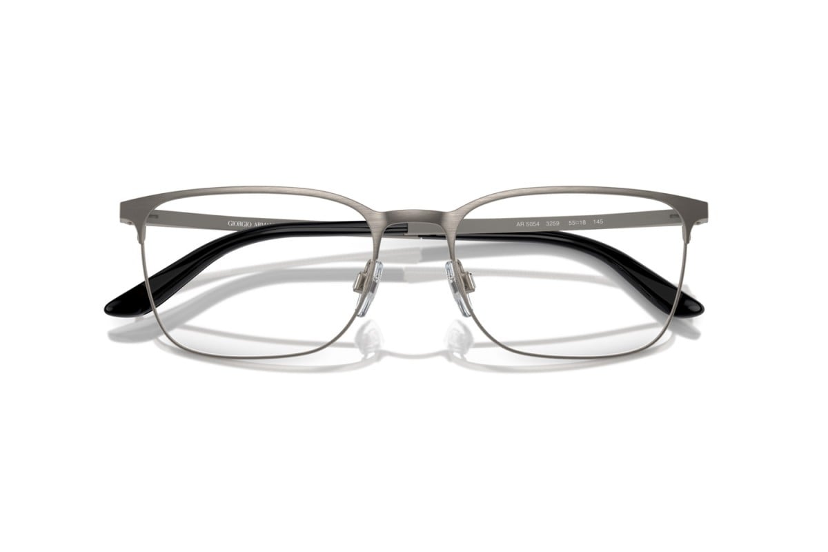 OCCHIALE DA VISTA UOMO | GIORGIO ARMANI AR 5054 - 3259 CANNA DI FUCILE SPAZZOLATO - CALIBRO 53