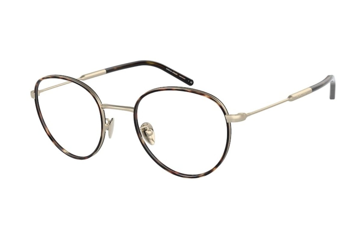 OCCHIALE DA VISTA UOMO | GIORGIO ARMANI AR 5111J - 3002 HAVANA ORO PALLIDO OPACO - CALIBRO 50