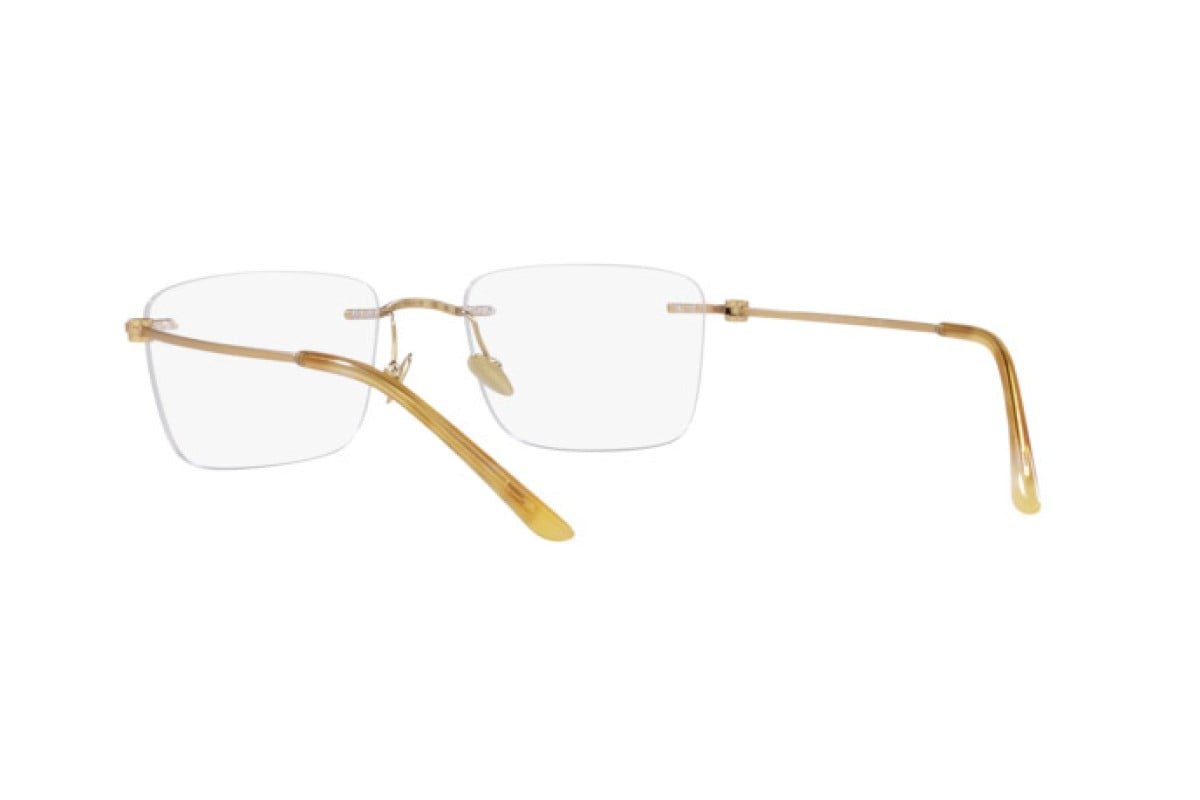 OCCHIALE DA VISTA UOMO | GIORGIO ARMANI AR 5124 - 3002 ORO PALLIDO OPACO - CALIBRO 55