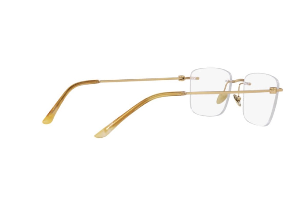 OCCHIALE DA VISTA UOMO | GIORGIO ARMANI AR 5124 - 3002 ORO PALLIDO OPACO - CALIBRO 55