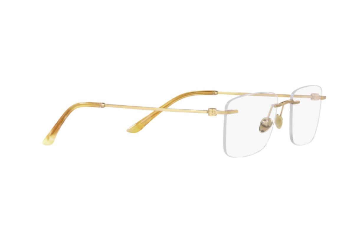 OCCHIALE DA VISTA UOMO | GIORGIO ARMANI AR 5124 - 3002 ORO PALLIDO OPACO - CALIBRO 55