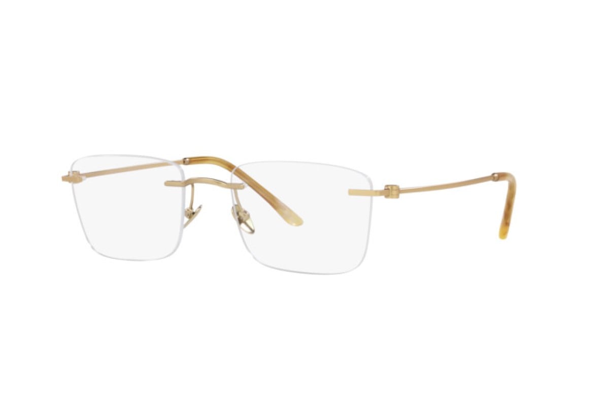 OCCHIALE DA VISTA UOMO | GIORGIO ARMANI AR 5124 - 3002 ORO PALLIDO OPACO - CALIBRO 55