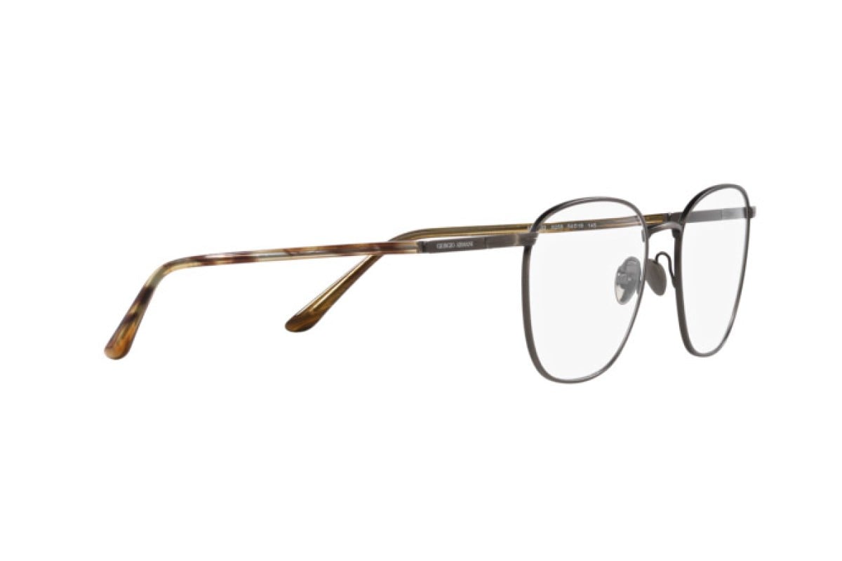 OCCHIALE DA VISTA UOMO | GIORGIO ARMANI AR 5132 - 3259 CANNA DI FUCILE SPAZZOLATA - CALIBRO 54
