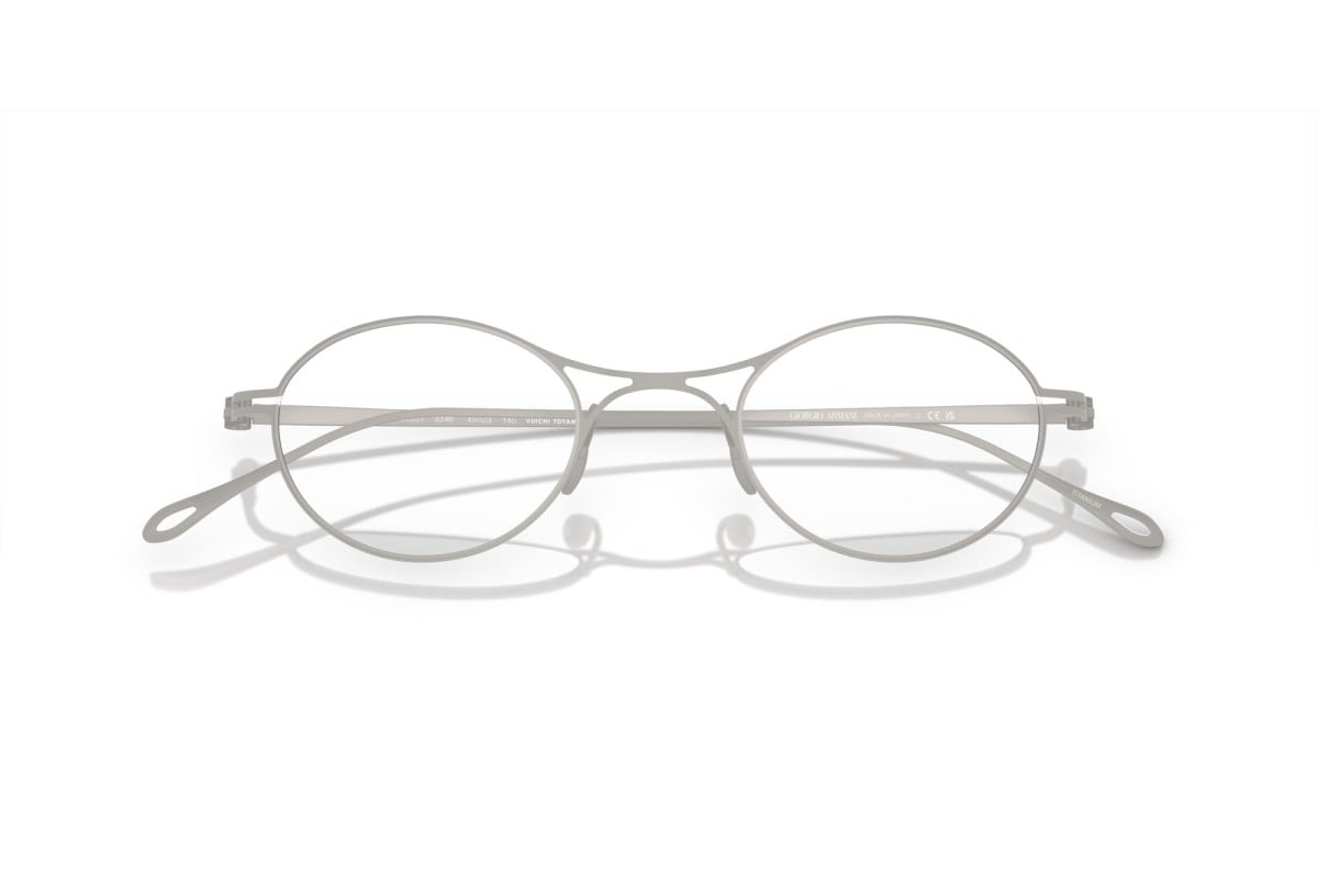 OCCHIALE DA VISTA UOMO | GIORGIO ARMANI AR 5135T - 3346 ARGENTO OPACO - CALIBRO 45