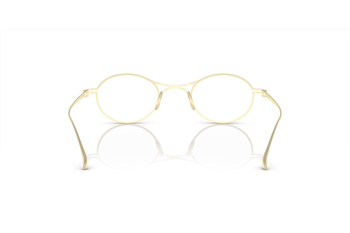 OCCHIALE DA VISTA UOMO | GIORGIO ARMANI AR 5135T - 3355 ORO PALLIDO OPACO - CALIBRO 45