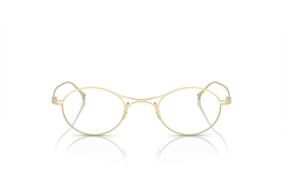 OCCHIALE DA VISTA UOMO | GIORGIO ARMANI AR 5135T - 3355 ORO PALLIDO OPACO - CALIBRO 45