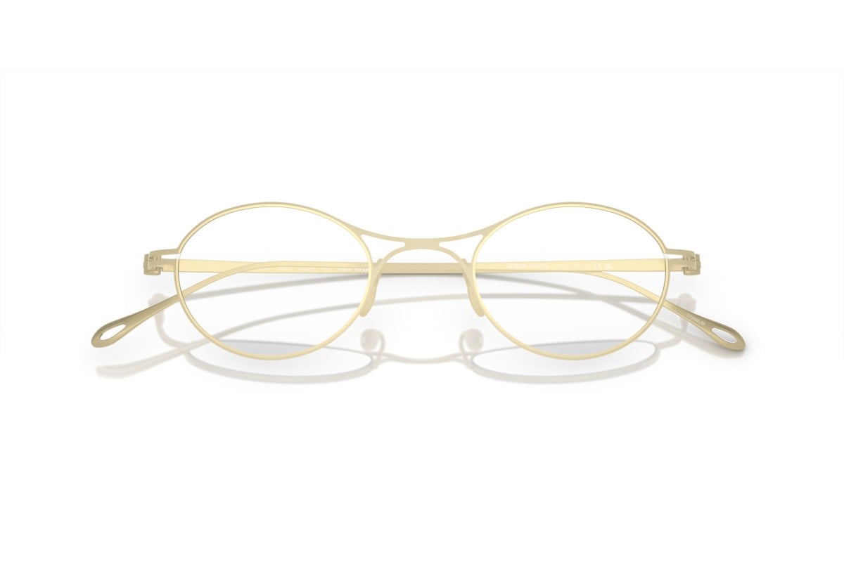 OCCHIALE DA VISTA UOMO | GIORGIO ARMANI AR 5135T - 3355 ORO PALLIDO OPACO - CALIBRO 45