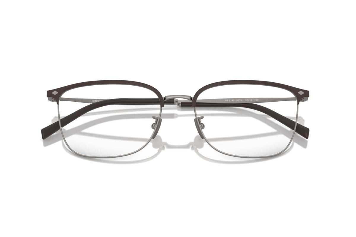 OCCHIALE DA VISTA UOMO | GIORGIO ARMANI AR 5143 - 3003 CANNA DI FUCILE OPACO - CALIBRO 57