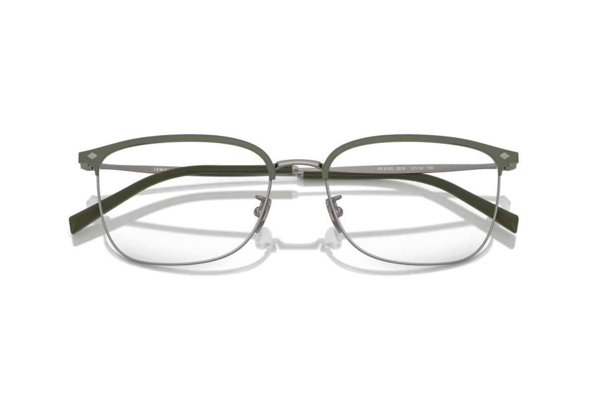 OCCHIALE DA VISTA UOMO | GIORGIO ARMANI AR 5143 - 3376 CANNA DI FUCILE OPACO - CALIBRO 55