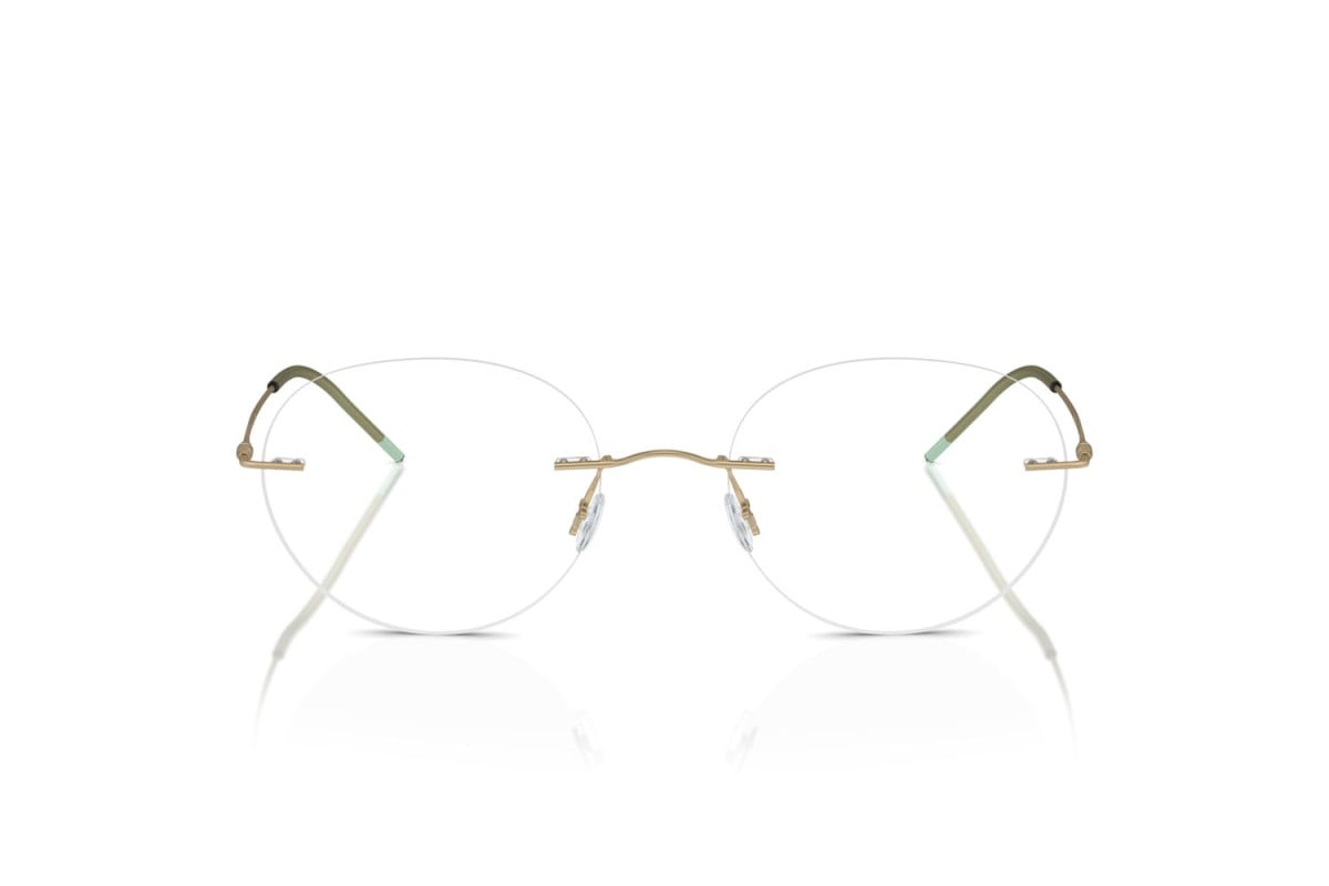 OCCHIALE DA VISTA UOMO | GIORGIO ARMANI AR 5147 - 3002 ORO PALLIDO OPACO - CALIBRO 52