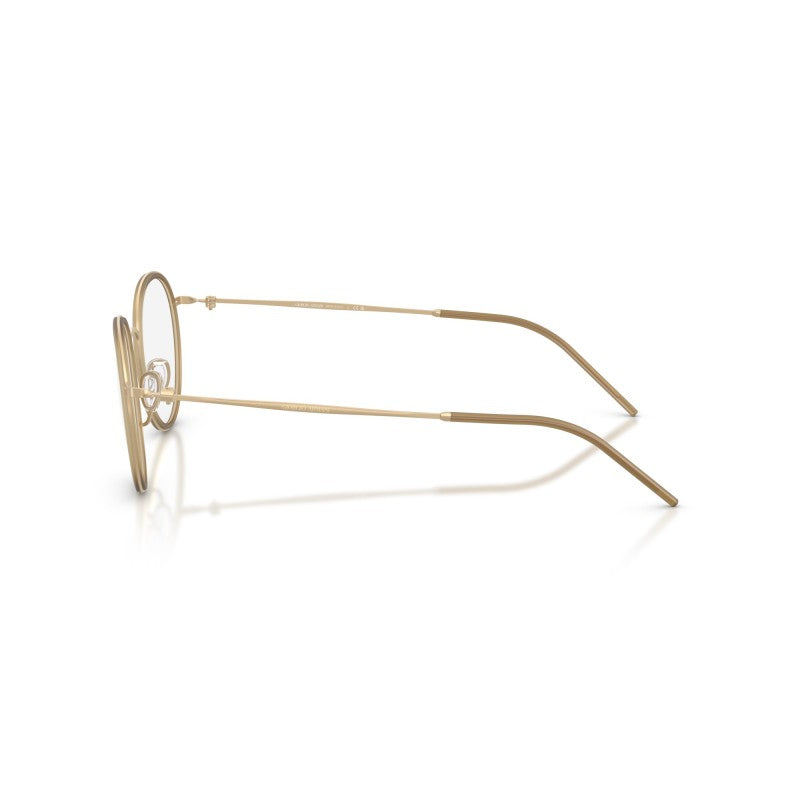OCCHIALE DA VISTA UOMO | GIORGIO ARMANI AR 5155 - 3395 ORO PALLIDO OPACO - CALIBRO 47