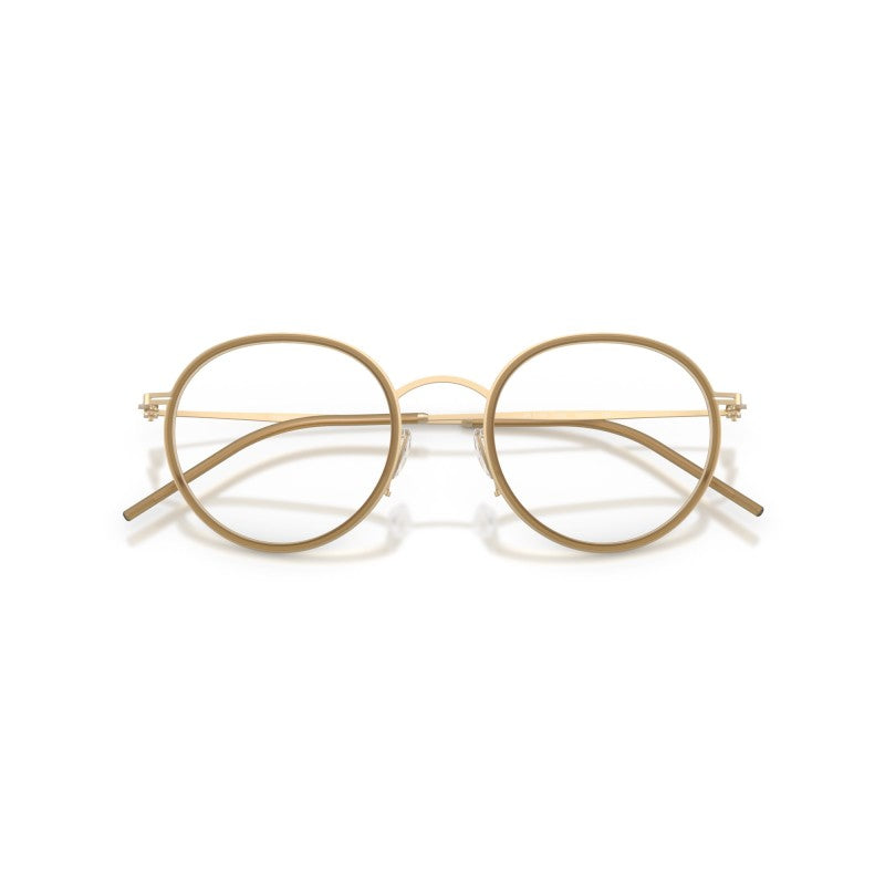 OCCHIALE DA VISTA UOMO | GIORGIO ARMANI AR 5155 - 3395 ORO PALLIDO OPACO - CALIBRO 47