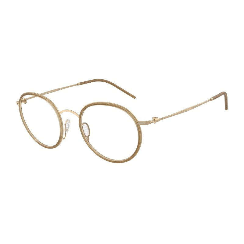 OCCHIALE DA VISTA UOMO | GIORGIO ARMANI AR 5155 - 3395 ORO PALLIDO OPACO - CALIBRO 47