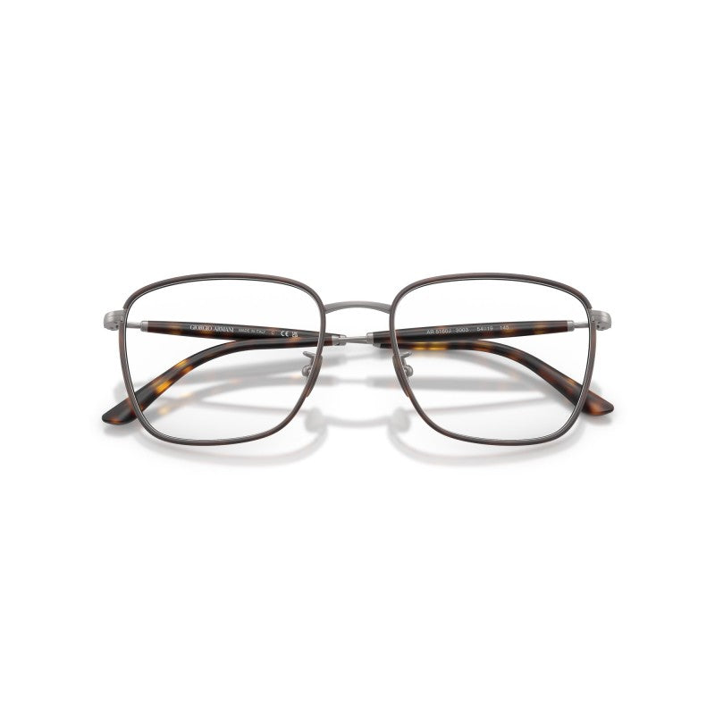 OCCHIALE DA VISTA UOMO | GIORGIO ARMANI AR 5160J - 3003 CANNA DI FUCILE OPACA - CALIBRO 52