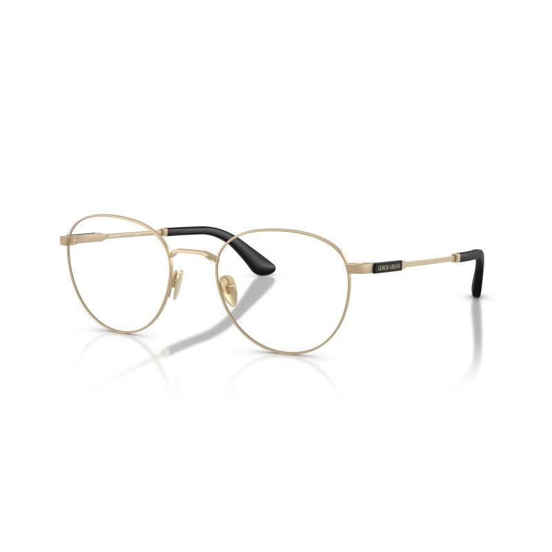 OCCHIALE DA VISTA UOMO | GIORGIO ARMANI AR 5164 - 3002 ORO PALLIDO OPACO - CALIBRO 50