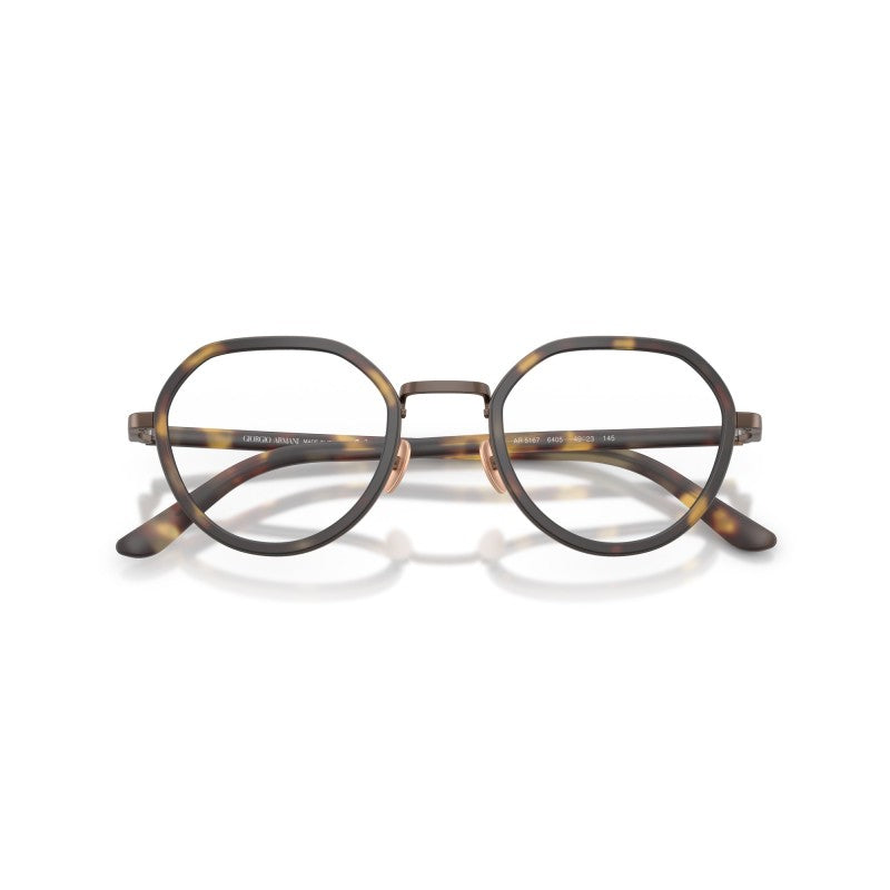 OCCHIALE DA VISTA UOMO | GIORGIO ARMANI AR 5167 - 6405 AVANA GIALLO OPACO - CALIBRO 49