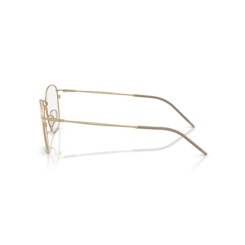 OCCHIALE DA VISTA UOMO | GIORGIO ARMANI AR 5168 - 3002 ORO PALLIDO OPACO - CALIBRO 53