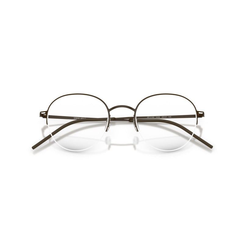 OCCHIALE DA VISTA UOMO | GIORGIO ARMANI AR 5169 - 3438 MARRONE OPACO - CALIBRO 47