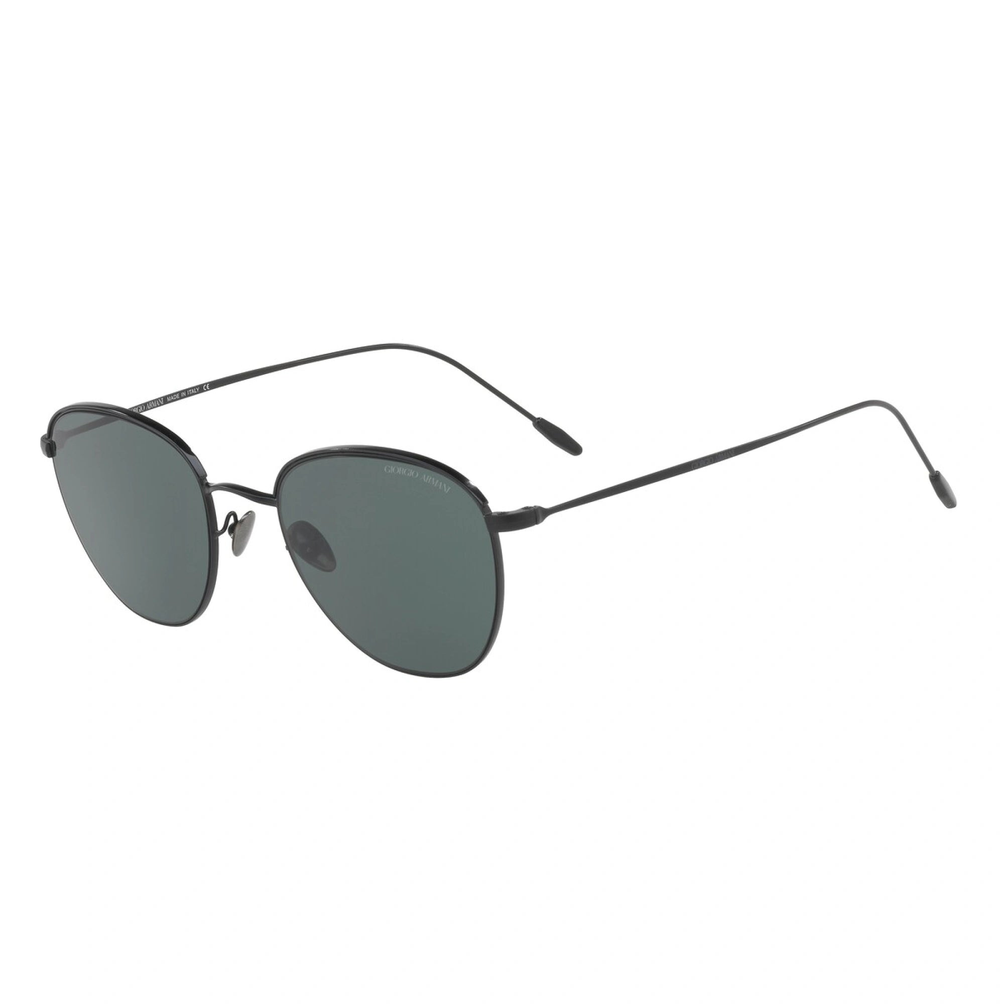 GIORGIO ARMANI AR 6048 - 300171 NERO OPACO / NERO | OCCHIALE DA SOLE UOMO | CALIBRO 51