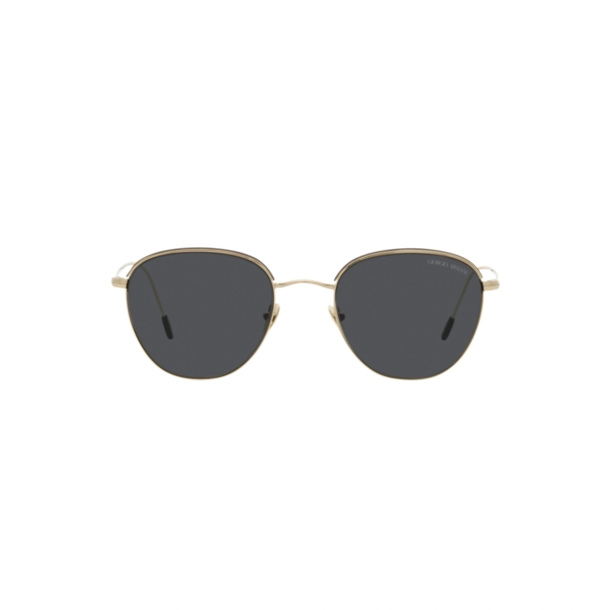 GIORGIO ARMANI AR 6048 - 300287 ORO PALLIDO-NERO | OCCHIALE DA SOLE UOMO | CALIBRO 51