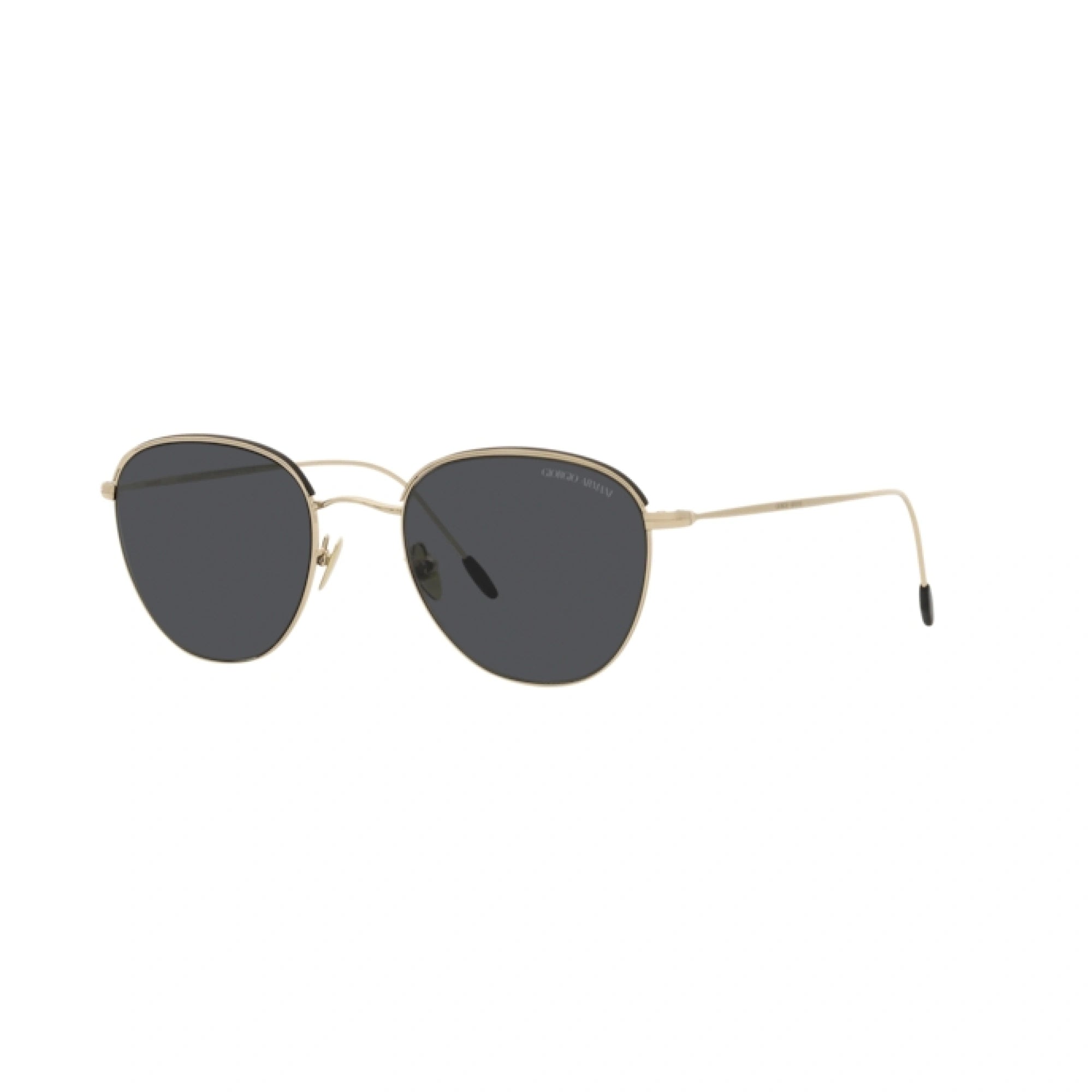 GIORGIO ARMANI AR 6048 - 300287 ORO PALLIDO-NERO | OCCHIALE DA SOLE UOMO | CALIBRO 51