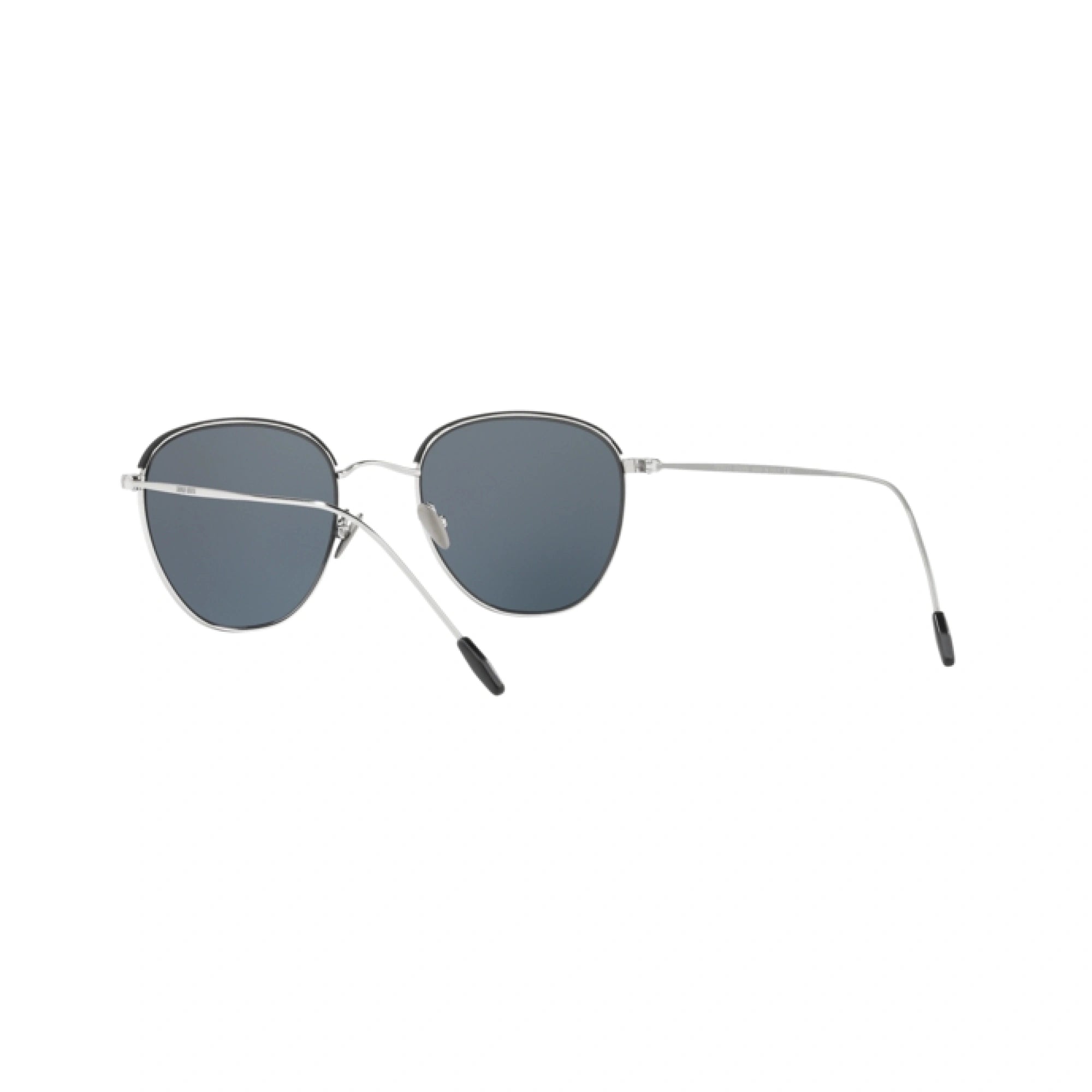 GIORGIO ARMANI AR 6048 - 301587 ARGENTO / NERO OPACO | OCCHIALE DA SOLE UOMO | CALIBRO 51