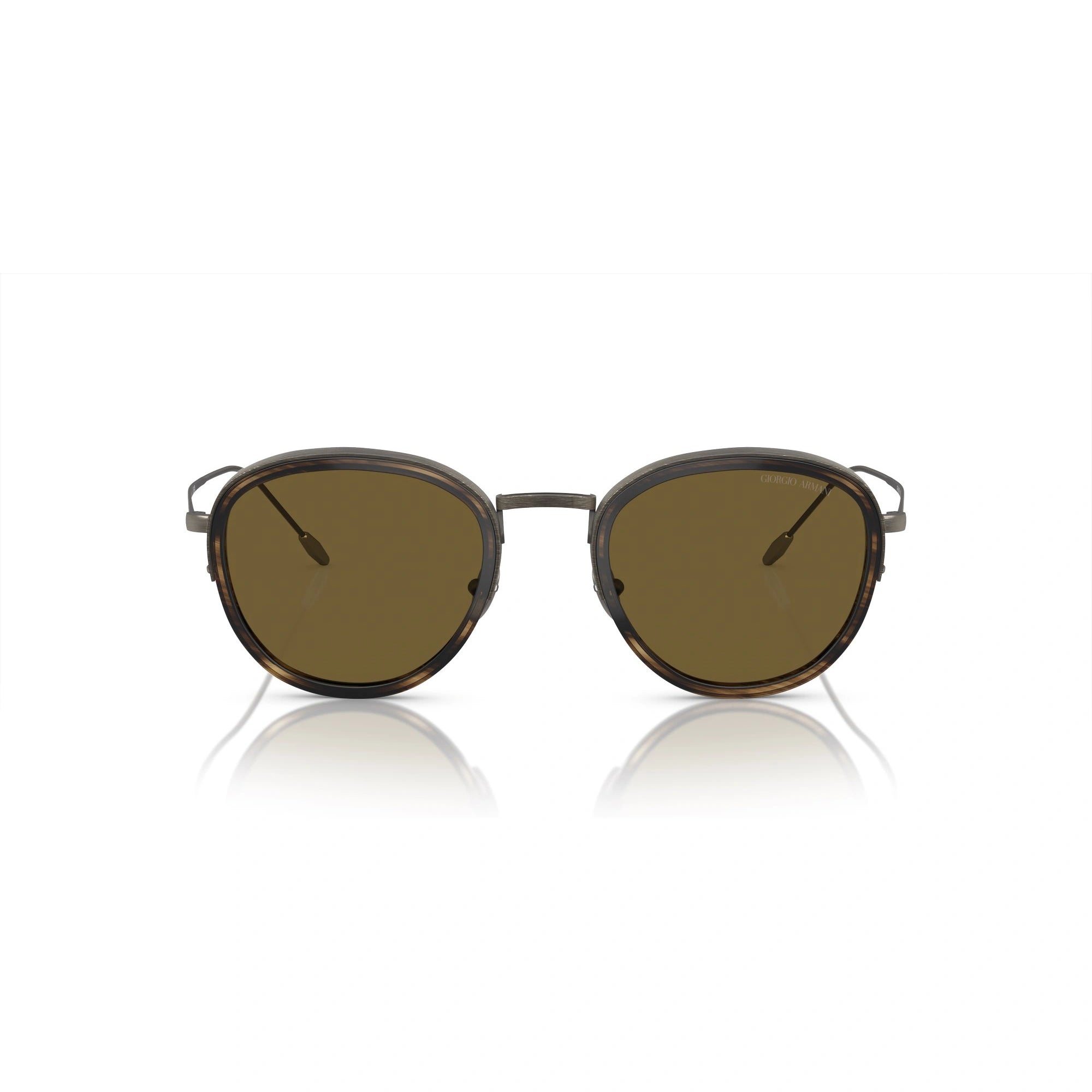 GIORGIO ARMANI AR 6068 - 325973 CANNA DI FUCILE SPAZZOLATO | OCCHIALE DA SOLE UOMO | CALIBRO 50