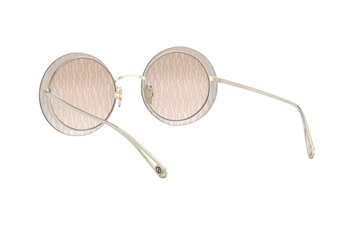 OCCHIALE DA SOLE DONNA | GIORGIO ARMANI AR 6087 - 3013/K ORO PALLIDO - CALIBRO 59