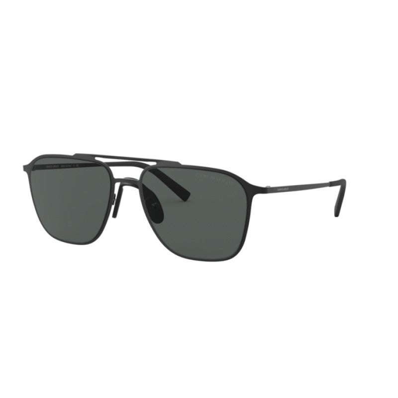 OCCHIALE DA SOLE UOMO | GIORGIO ARMANI AR 6110 - 300187 NERO OPACO - CALIBRO 58