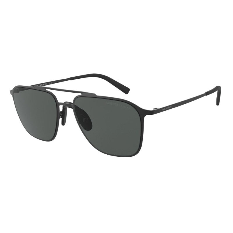 OCCHIALE DA SOLE UOMO | GIORGIO ARMANI AR 6110 - 300187 NERO OPACO - CALIBRO 58