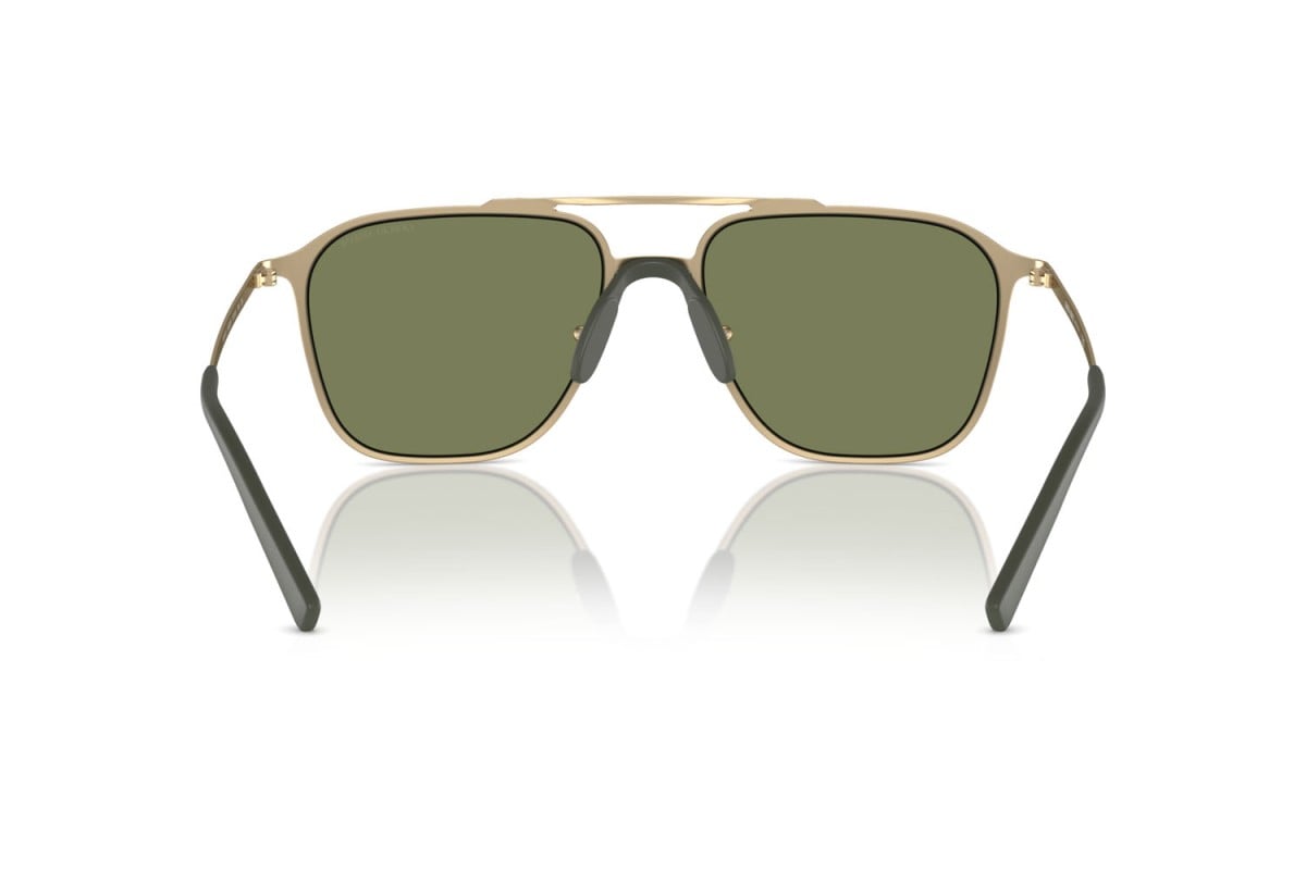 OCCHIALE DA SOLE UOMO | GIORGIO ARMANI AR 6110 - 30022A ORO PALLIDO OPACO - CALIBRO 58