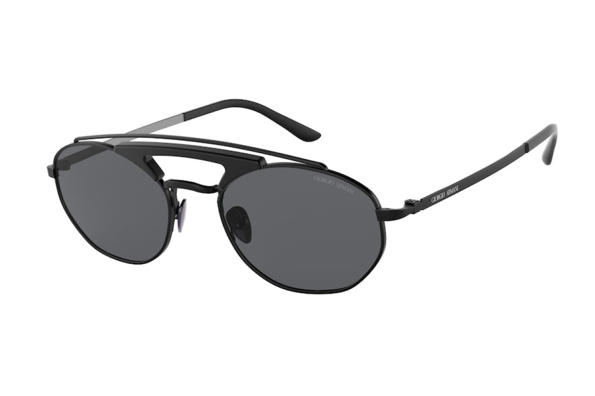 OCCHIALE DA SOLE UOMO | GIORGIO ARMANI AR 6116 - 300187 NERO OPACO - CALIBRO 53