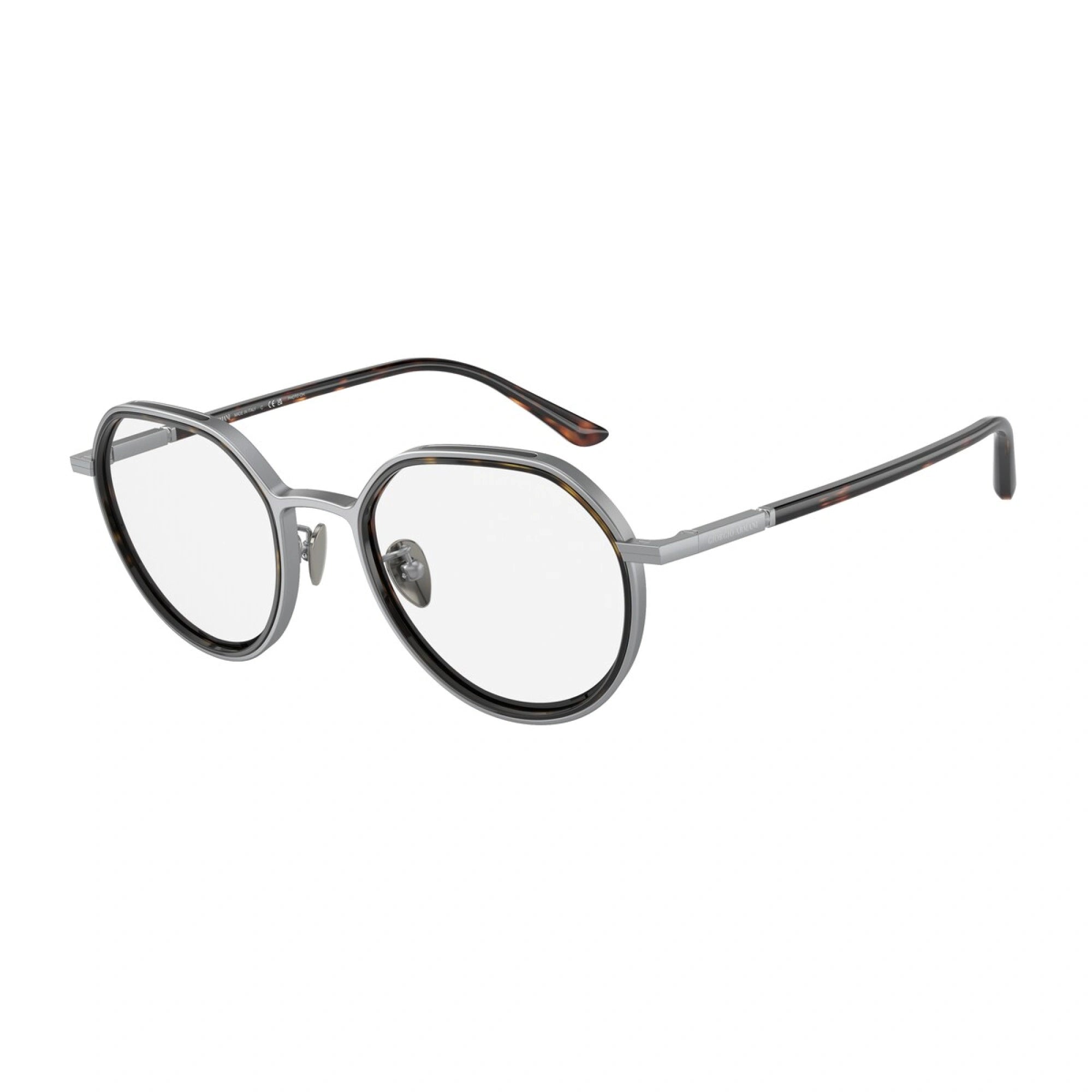 GIORGIO ARMANI AR 6144 - 3045M4 ARGENTO OPACO | OCCHIALE DA SOLE UOMO | CALIBRO 49