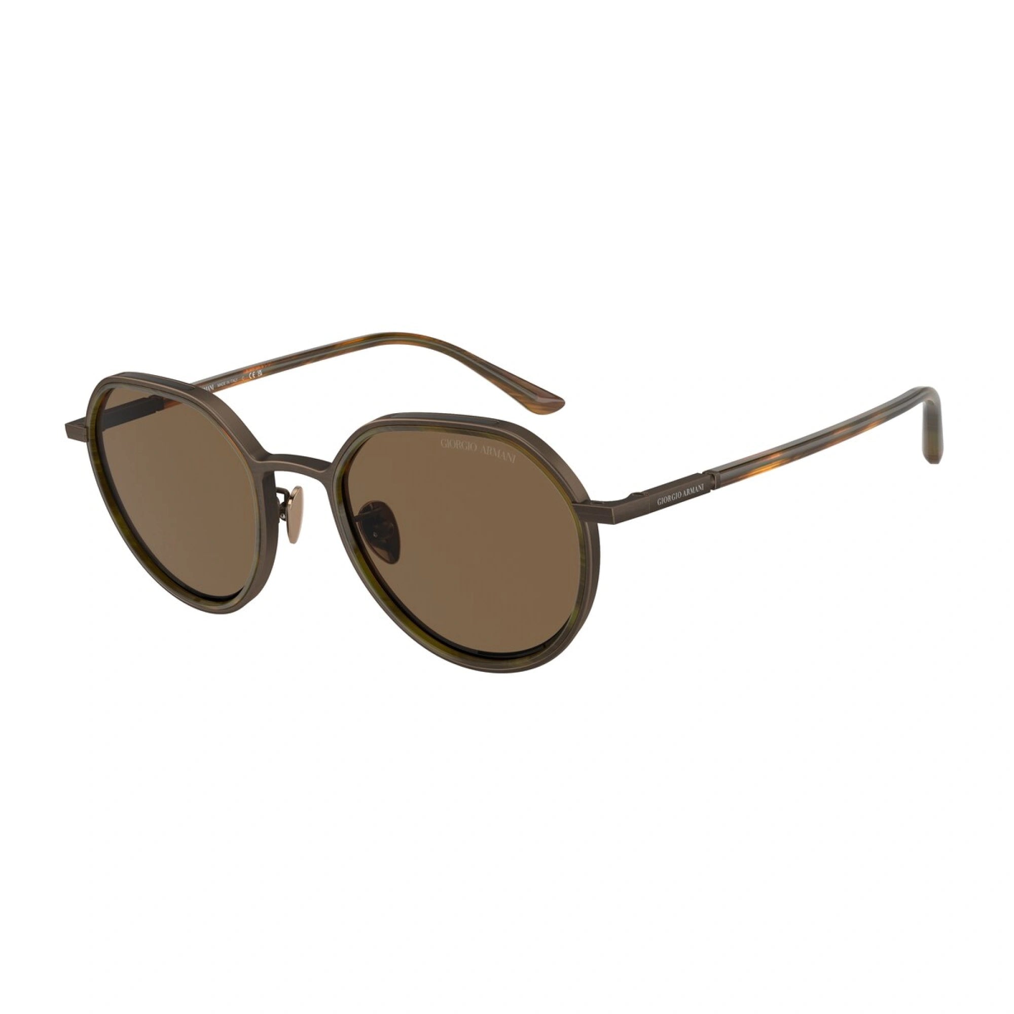 GIORGIO ARMANI AR 6144 - 326073 BRONZO SPAZZOLATO | OCCHIALE DA SOLE UOMO | CALIBRO 49