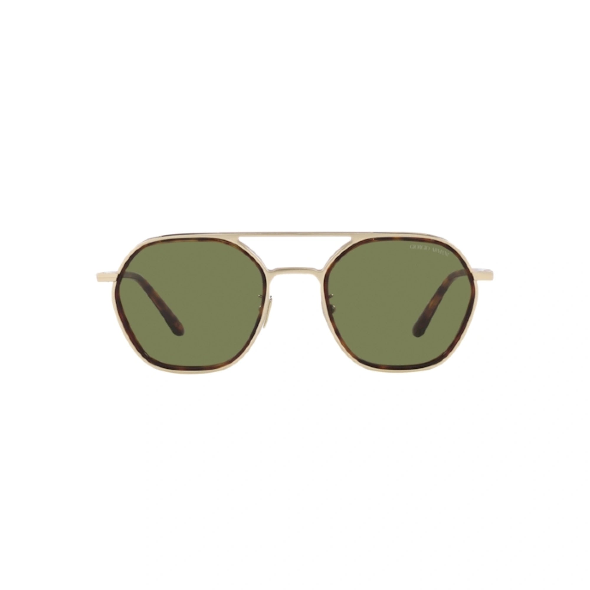 GIORGIO ARMANI AR 6145 - 30022A ORO PALLIDO OPACO | OCCHIALE DA SOLE UOMO | CALIBRO 53