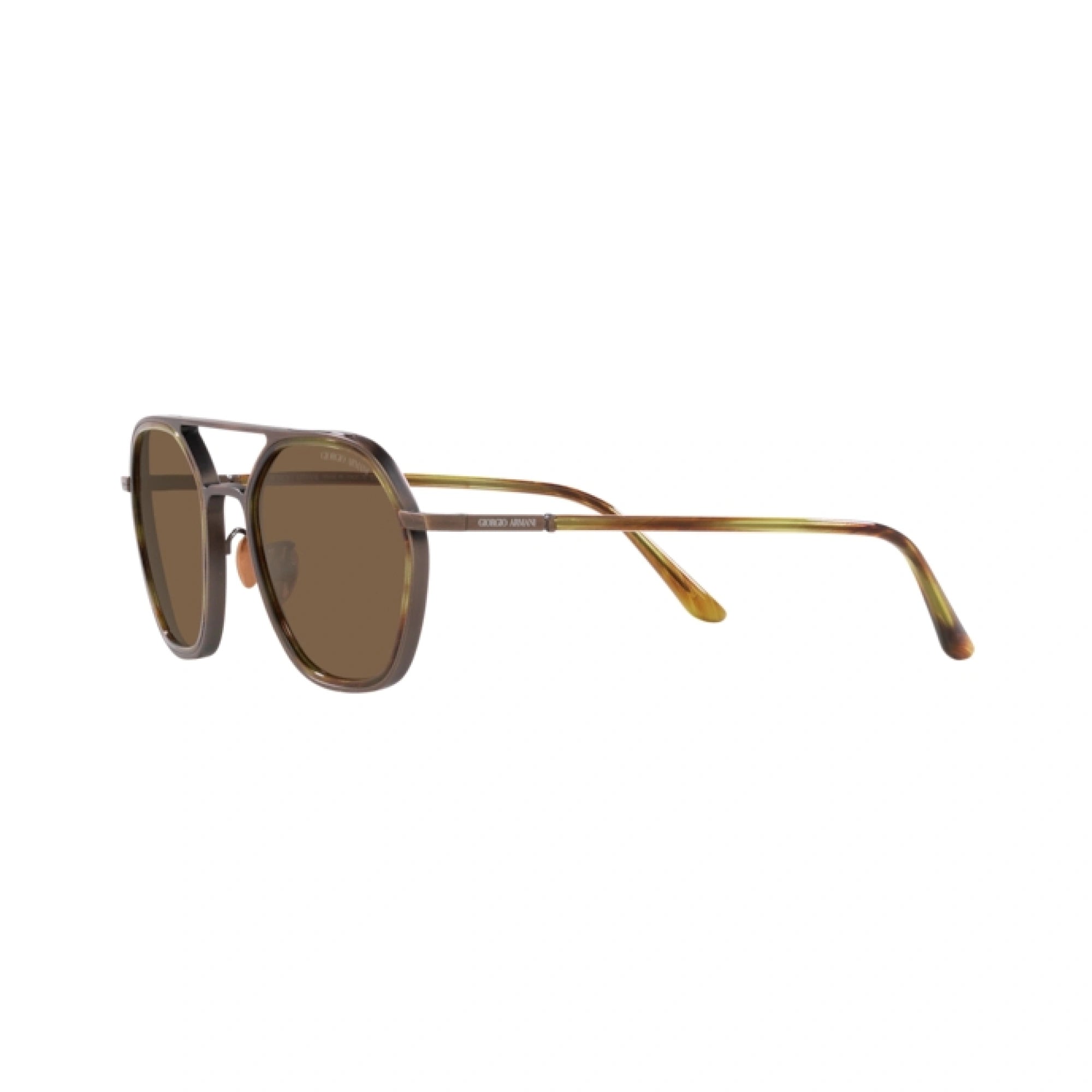 GIORGIO ARMANI AR 6145 - 326073 BRONZO SPAZZOLATO | OCCHIALE DA SOLE UOMO | CALIBRO 53