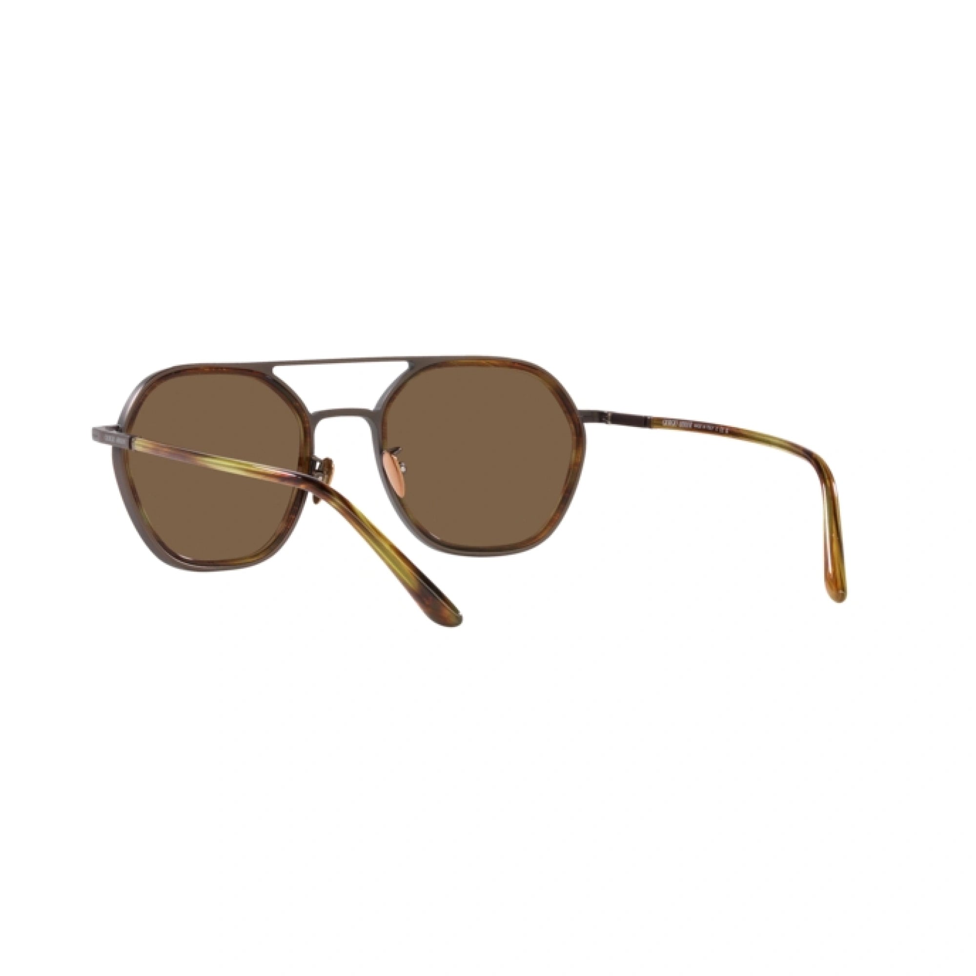 GIORGIO ARMANI AR 6145 - 326073 BRONZO SPAZZOLATO | OCCHIALE DA SOLE UOMO | CALIBRO 53