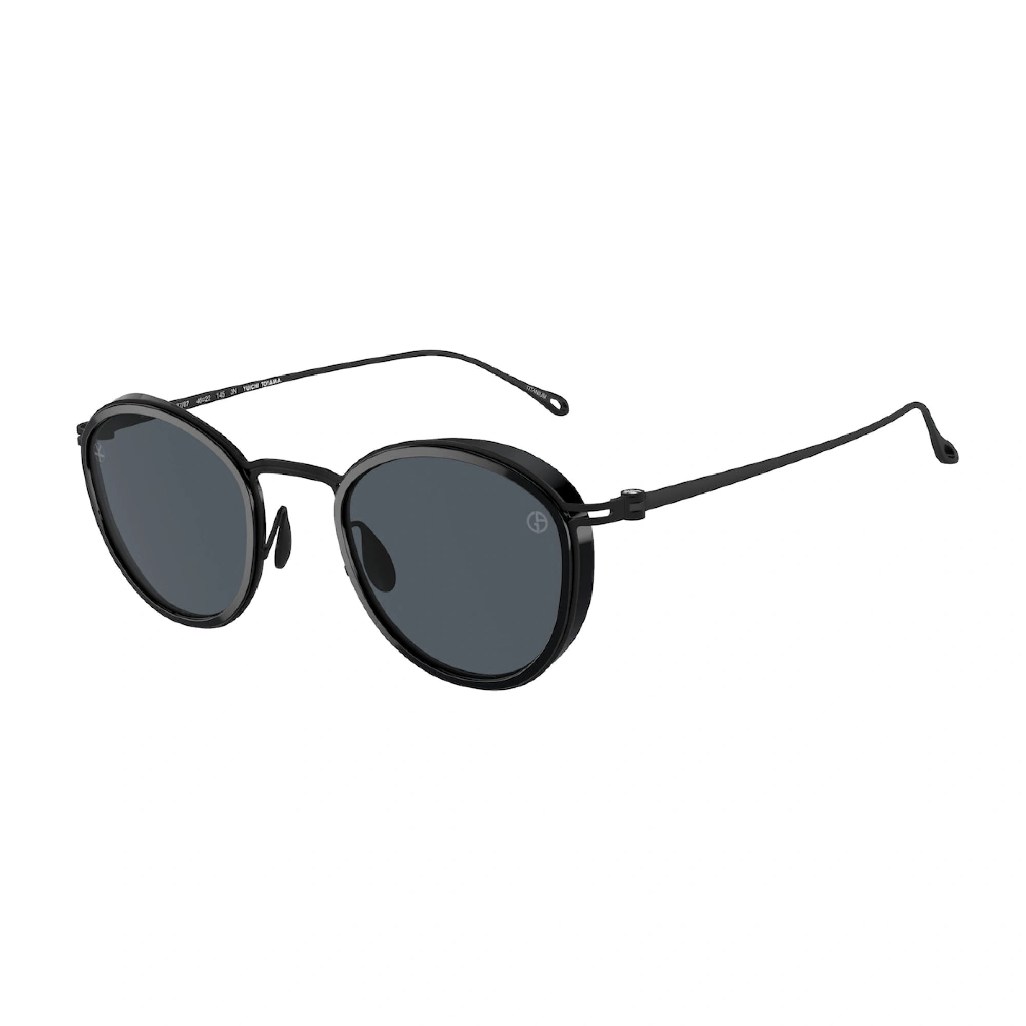 GIORGIO ARMANI AR 6148T - 327787 NERO LUCIDO | OCCHIALE DA SOLE UOMO | CALIBRO 46