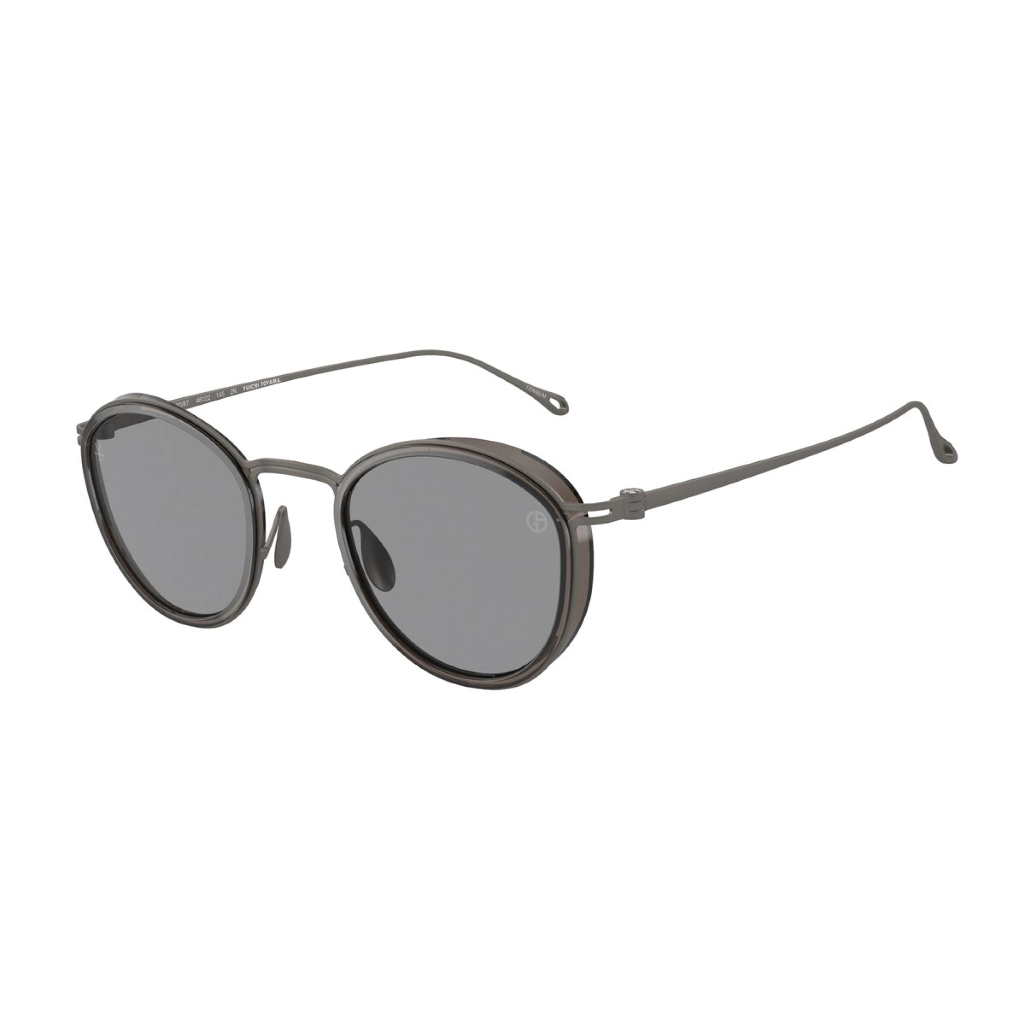 GIORGIO ARMANI AR 6148T - 328087 GRIGIO TRASPARENTE | OCCHIALE DA SOLE UOMO | CALIBRO 46