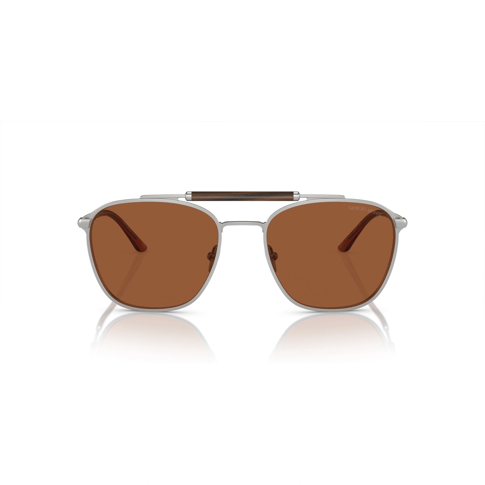 GIORGIO ARMANI AR 6149 - 304573 ARGENTO OPACO | OCCHIALE DA SOLE UOMO | CALIBRO 55