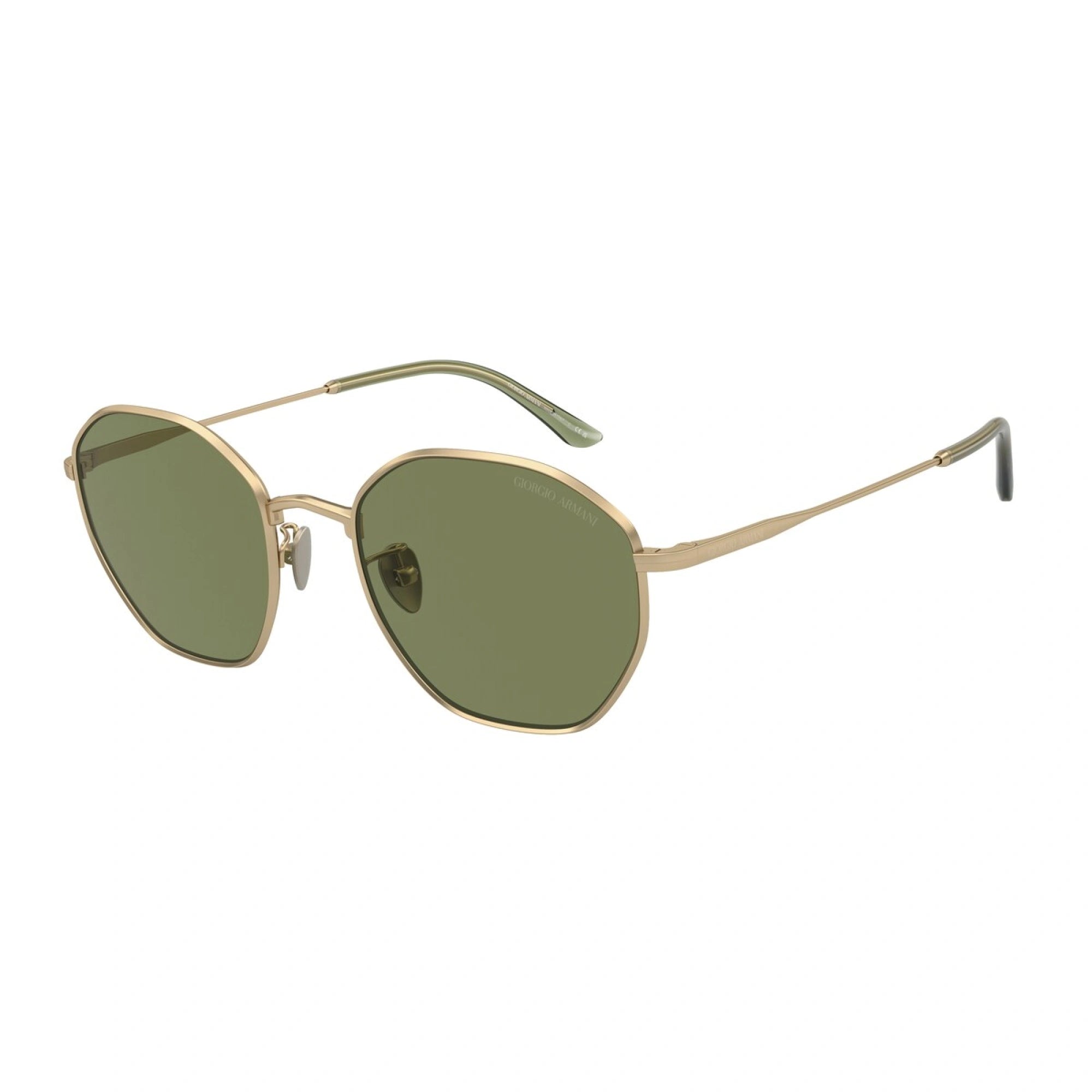 GIORGIO ARMANI AR 6150 - 30022A ORO PALLIDO OPACO | OCCHIALE DA SOLE UOMO | CALIBRO 53
