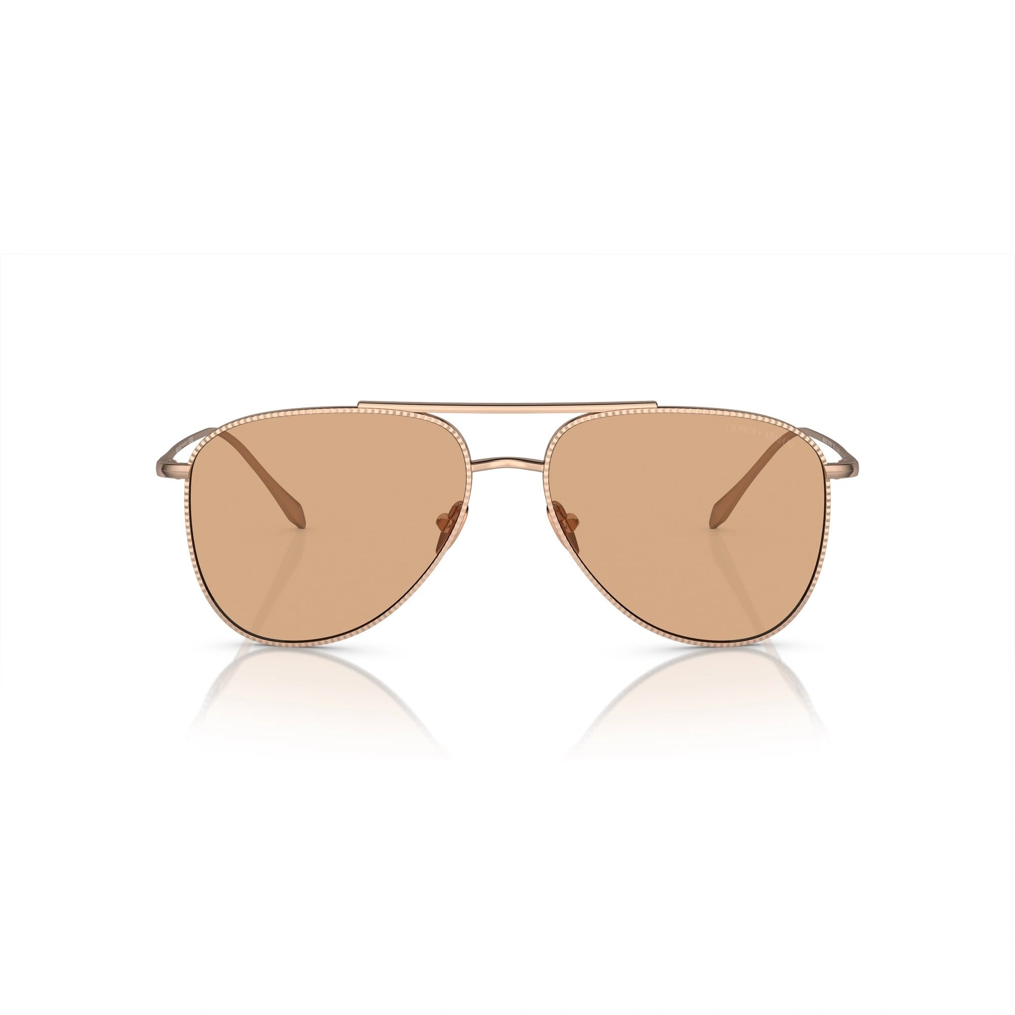 GIORGIO ARMANI AR 6152 - 301193 ORO ROSA | OCCHIALE DA SOLE DONNA | CALIBRO 57