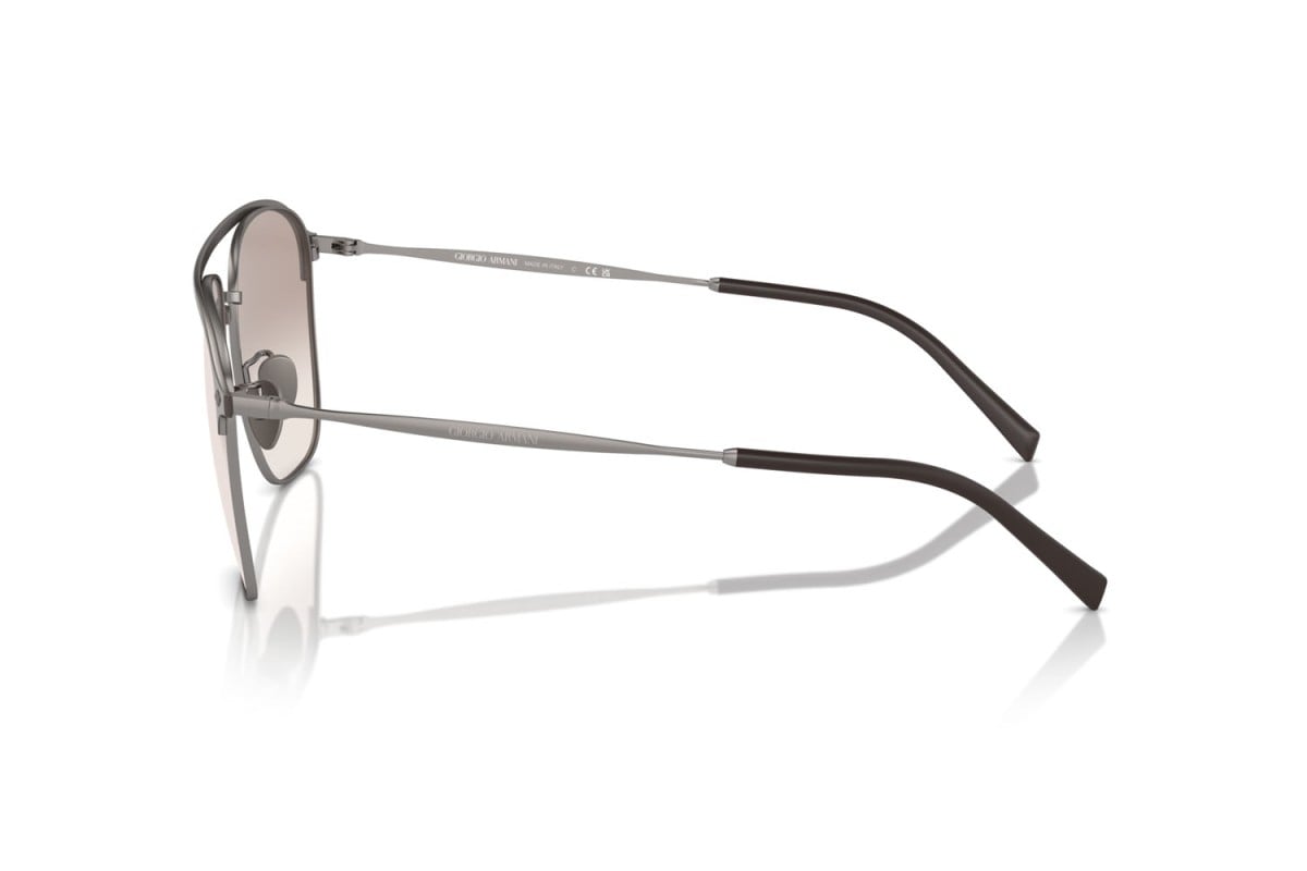 OCCHIALE DA SOLE UOMO | GIORGIO ARMANI AR 6154 - 300394 CANNA DI FUCILE OPACO - CALIBRO 57