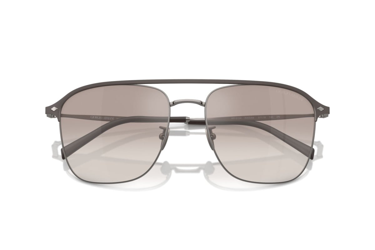 OCCHIALE DA SOLE UOMO | GIORGIO ARMANI AR 6154 - 300394 CANNA DI FUCILE OPACO - CALIBRO 57