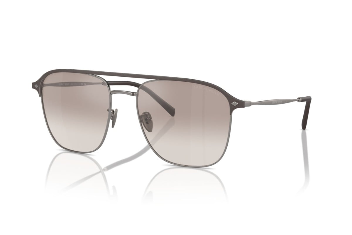 OCCHIALE DA SOLE UOMO | GIORGIO ARMANI AR 6154 - 300394 CANNA DI FUCILE OPACO - CALIBRO 57