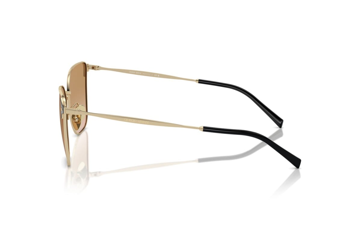 OCCHIALE DA SOLE DONNA | GIORGIO ARMANI AR 6155 - 301313 ORO PALLIDO - CALIBRO 58