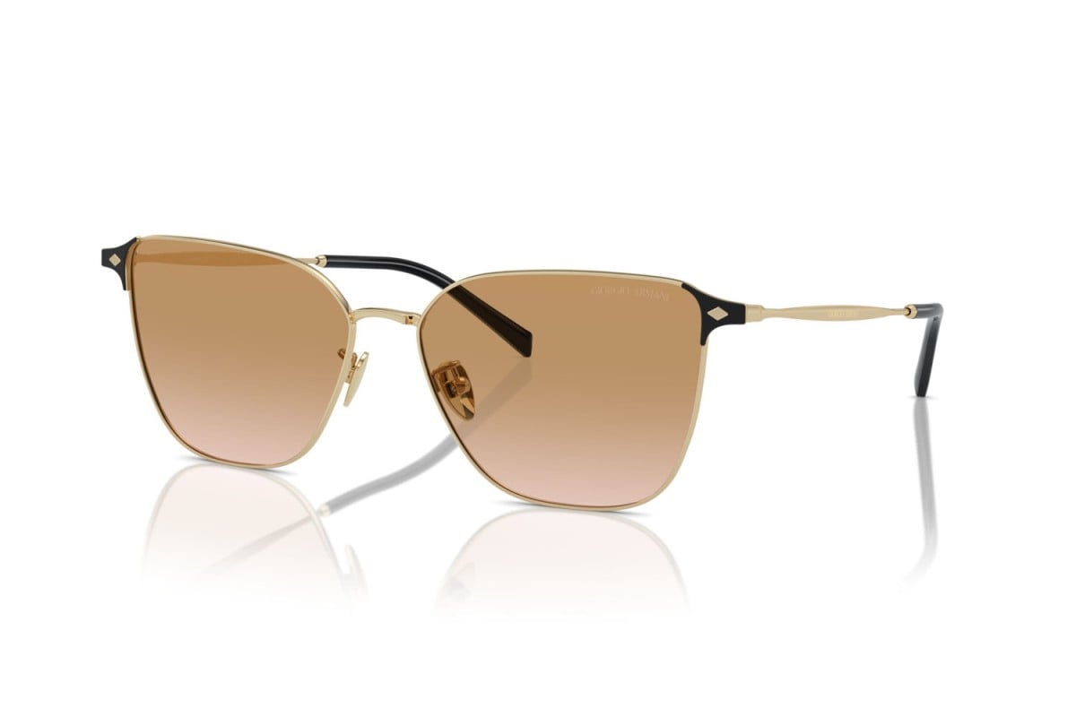 OCCHIALE DA SOLE DONNA | GIORGIO ARMANI AR 6155 - 301313 ORO PALLIDO - CALIBRO 58