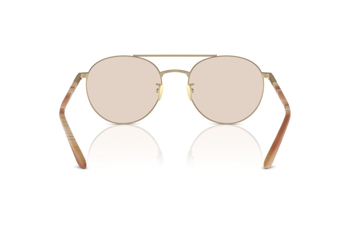 OCCHIALE DA SOLE UOMO | GIORGIO ARMANI AR 6156 - 3002M4 ORO PALLIDO OPACO - CALIBRO 54