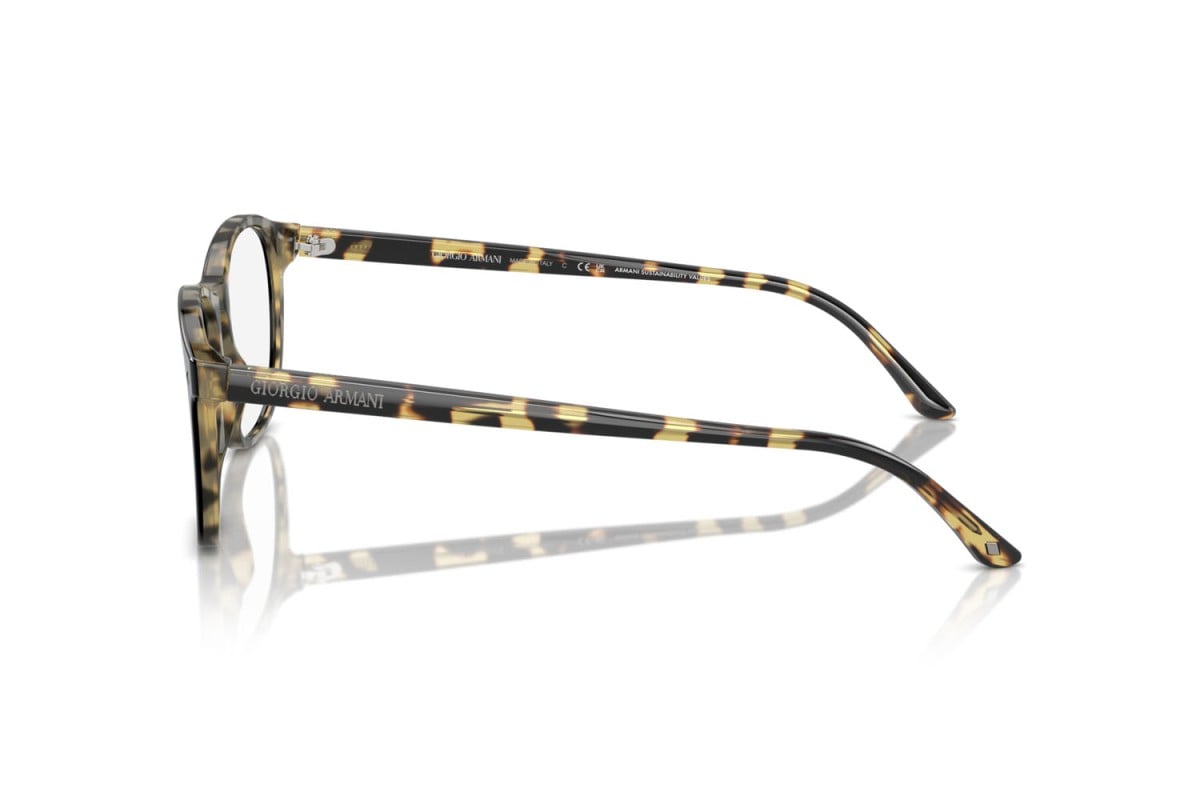 OCCHIALE DA VISTA UOMO | GIORGIO ARMANI AR 7003 - 6127 TOP NERO/AVANA - CALIBRO 52